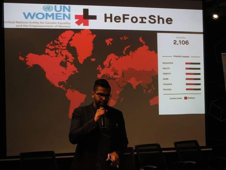 Marques Jeevan Menon at a professional event
