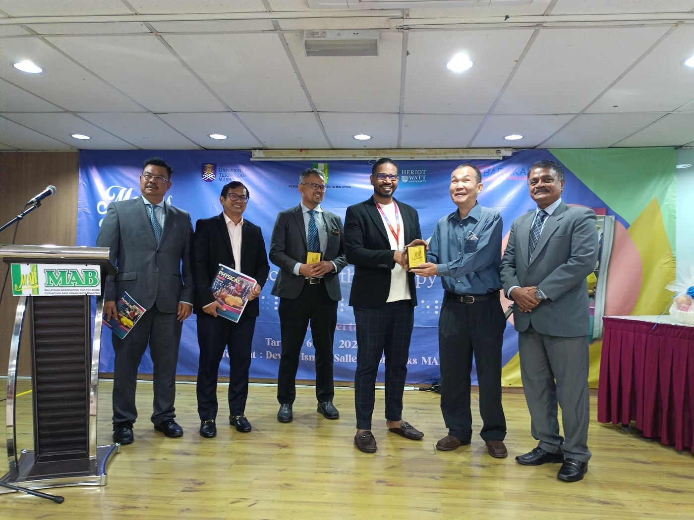 Marques Jeevan Menon at a professional event